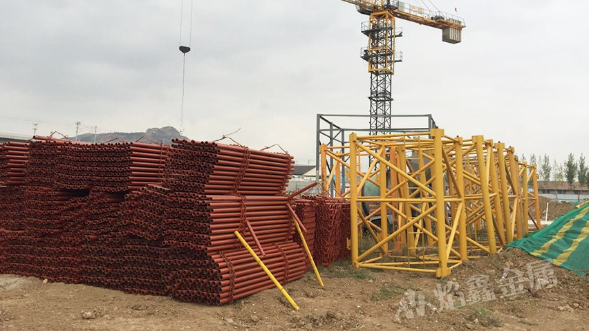 中铁十局集团有限公司张呼铁路工程采购大批大批脚手架等建筑建材